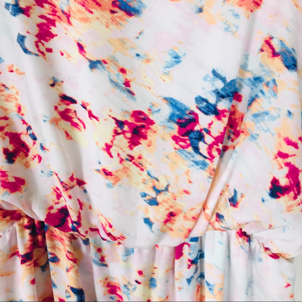 Metaphor Multiple Color Print Art Dress - image 3